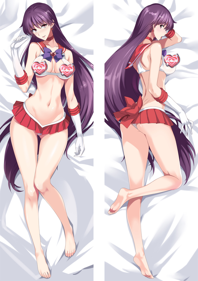 Sailor Moon Sailor Mars Anime Dakimakura Body Pillow Cover