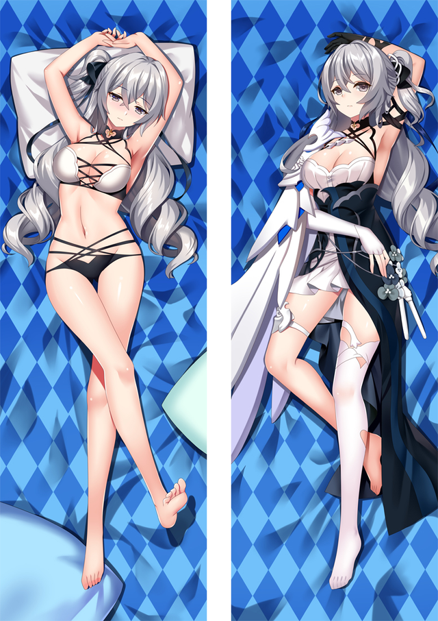 Honkai Impact 3rd Bronya Anime Dakimakura Body Pillow Cover H4172-A