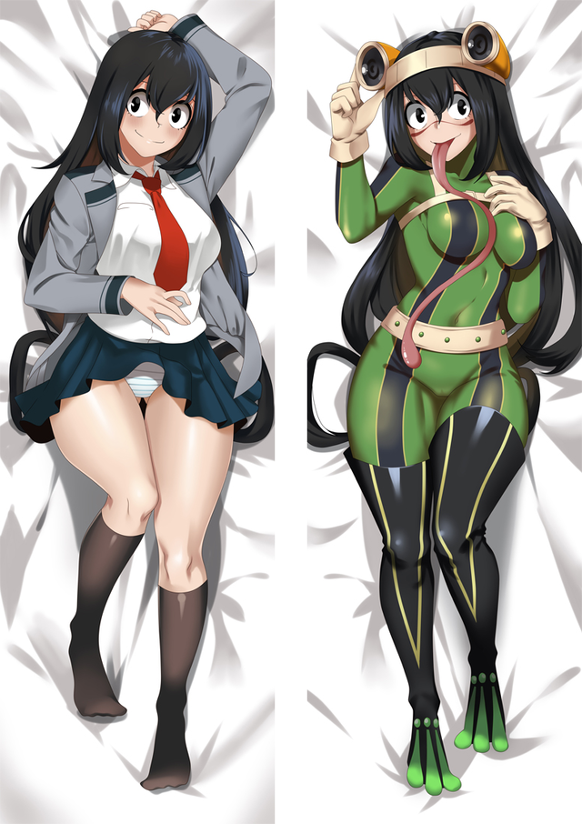 My Hero Academia Tsuyu Asui Froppy Anime Dakimakura Body Pillow Cover