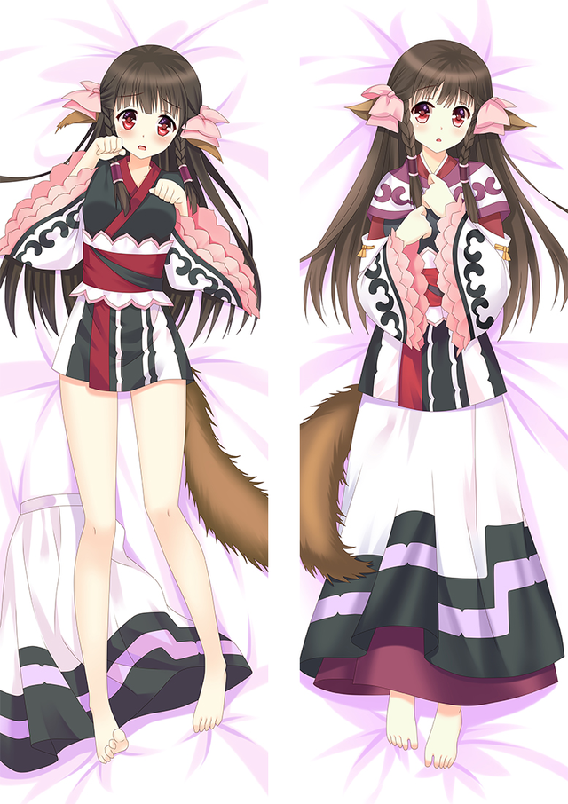 Utawarerumono: Mask of Deception Rulutieh Anime Dakimakura Pillow Cover