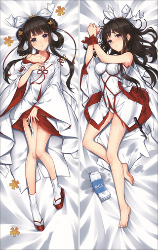 Girl Cafe Gun Chikuri Kikuri Anime Dakimakura Pillow Cover