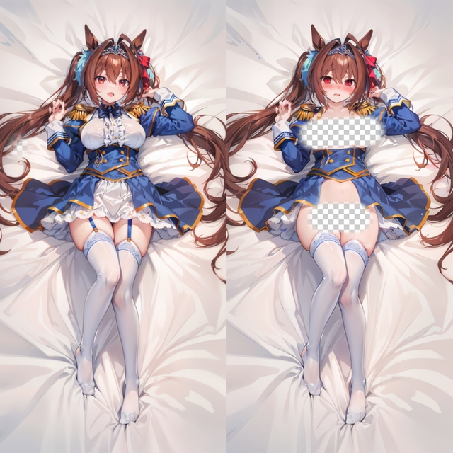 Umamusume: Pretty Derby Daiwa Scarlet Anime Dakimakura Body Pillow Cover