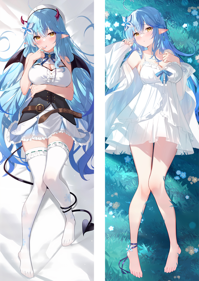 Virtual Youtuber Yukihana Lamy Anime Dakimakura Body Pillow Cover
