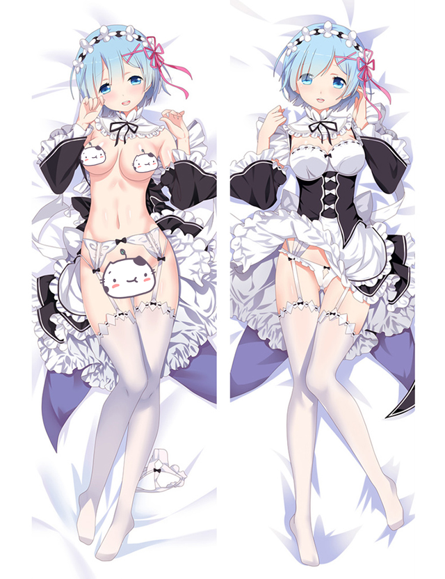 Re:Zero Rem Anime Dakimakura Pillow Cover