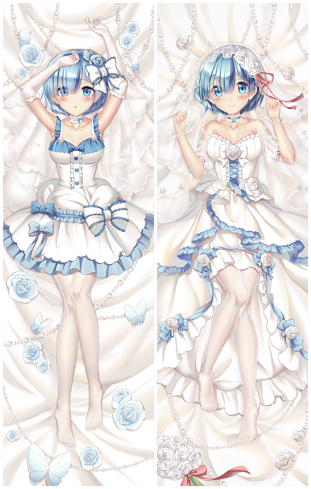 Re:Zero − Starting Life in Another World Rem 3D Detachable Pillow Cover（Including 3D Breasts or Hips）