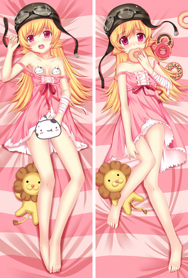 Bakemonogatari Shinobu Oshino Anime Dakimakura Pillow Cover