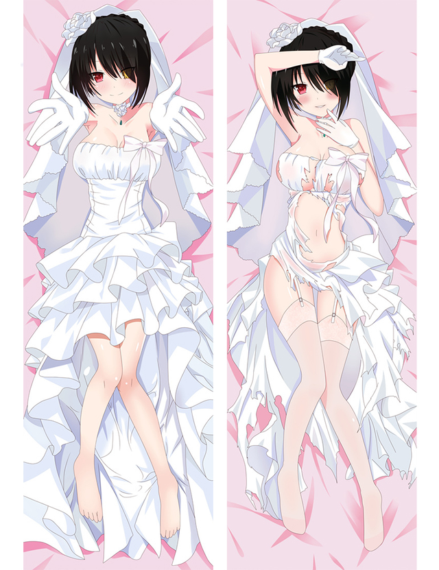 Date A Live Kurumi Tokisaki Anime Dakimakura Pillow Cover