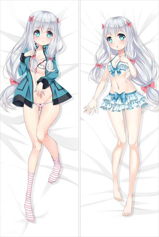 Anime Eromanga Sensei Izumi Sagiri Dakimakura Body Otaku Pillow Case Hugging