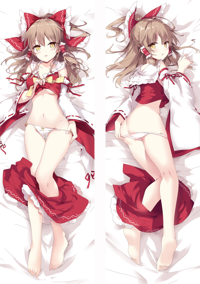 TouHou Project Hakurei Reimu Anime Dakimakura Pillow Cover