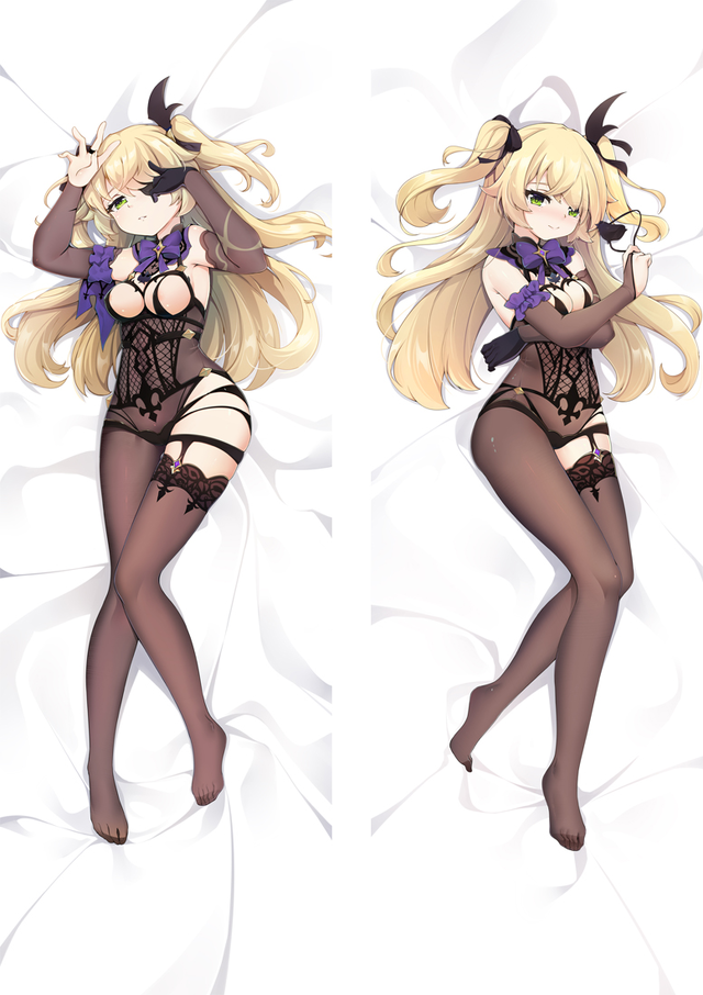 Genshin Impact Fischl Anime Dakimakura Body Pillow Cover
