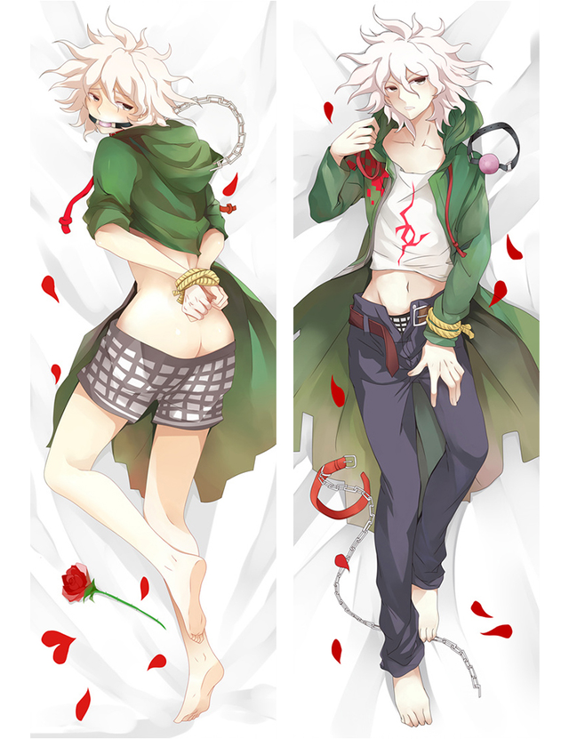 Danganronpa 2: Goodbye Despair Nagito Komaeda Anime Dakimakura Pillow Cover
