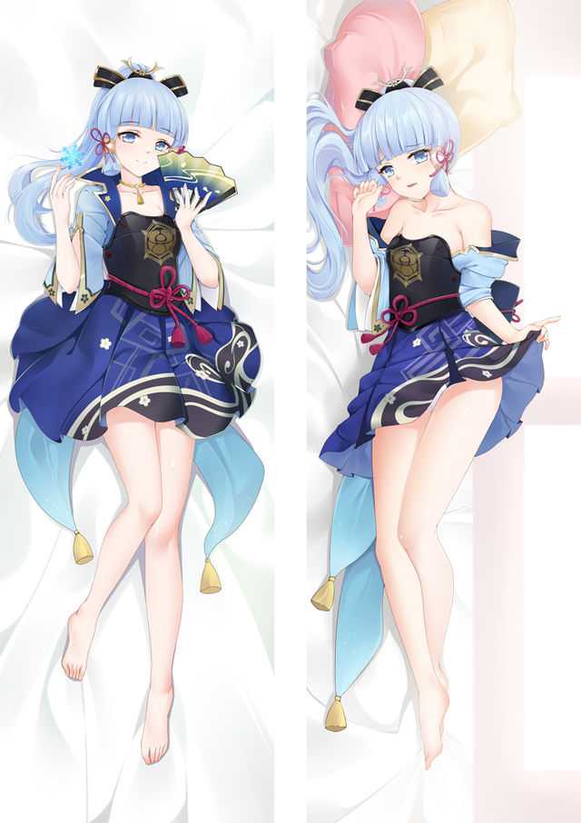 Genshin Impact Kamisato Ayaka Anime Dakimakura Body Pillow Cover