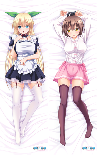 Saimin Gakuen Lady Lyrica and Suzunechan Anime Dakimakura Pillow Cover