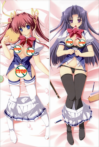 Lyrical Lyric Rin Takami + Nanao Asakura Anime Dakimakura Japanese Pillow Cover