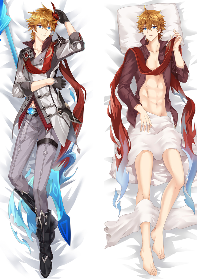 Genshin Impact Tartaglia Anime Dakimakura Body Pillow Cover